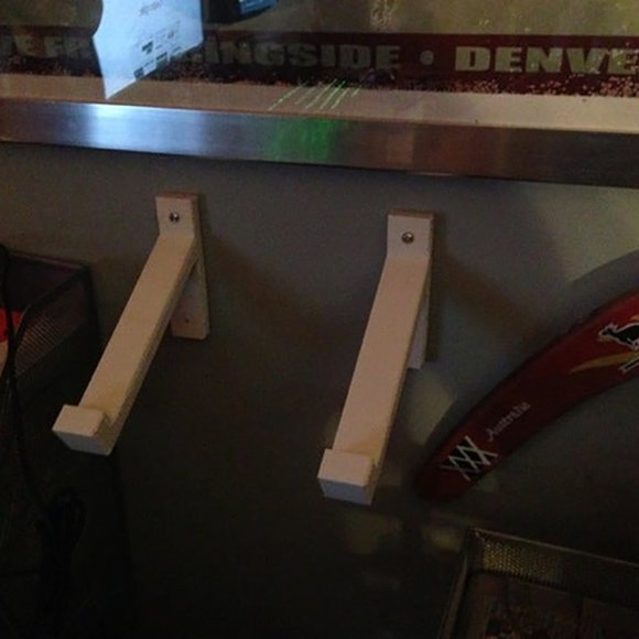 Nintendo NES Wall Mount Brackets Console Holder System Stand Mountable - Picture 6 of 6